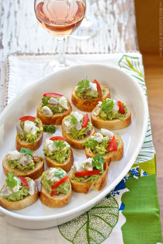 Shrimp Ceviche & Avocado Toasts | MarlaMeridith.com