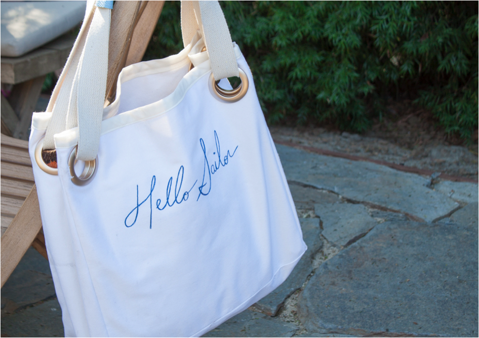 DIY Ombre Tote Bag - Let's Mingle Blog