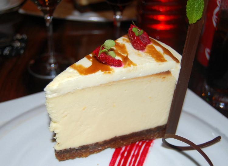 carnival steakhouse cheesecake